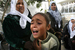 the-suffering-in-gaza Screams, amplified by media?