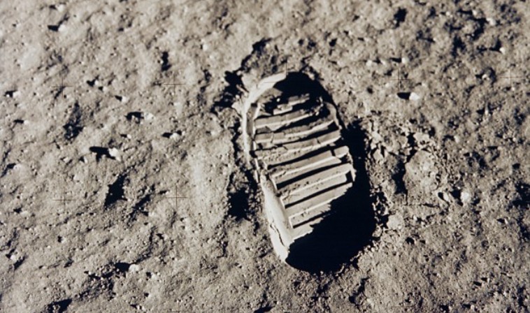 Copy of Apollo 11 bootprint This can outlast us all...