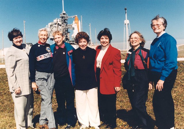 Mercury 13 women reunion in 1995 Mercury 13 women reunion in 1995 - NASA image