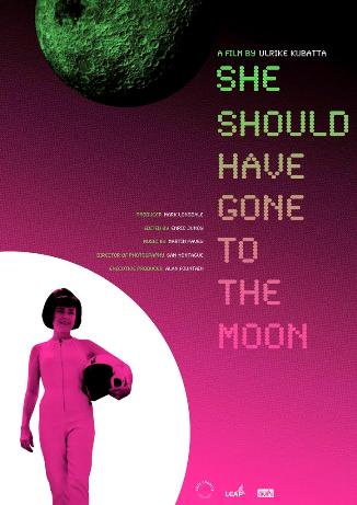 She should have gone to the Moon - film poster She couldn't shatter the glass ceiling to space...