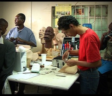 Behind the screen, creators at work...