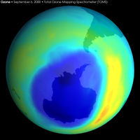 Largest ever Ozone hole Sept 2000 Largest ever Ozone hole, Sept 2000