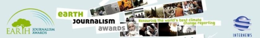 Earth Journalism Awards banner Earth Journalism Awards banner