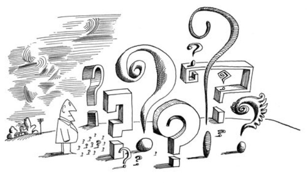 Saul Steinberg question marks
