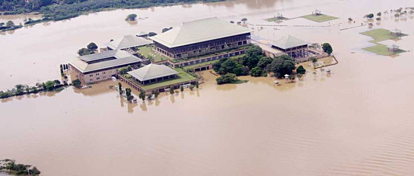 Sri Lanka Parliament flooded, Nov 2010