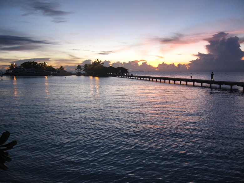 The sun sets in Paradise too - photo by Nalaka Gunawardene
