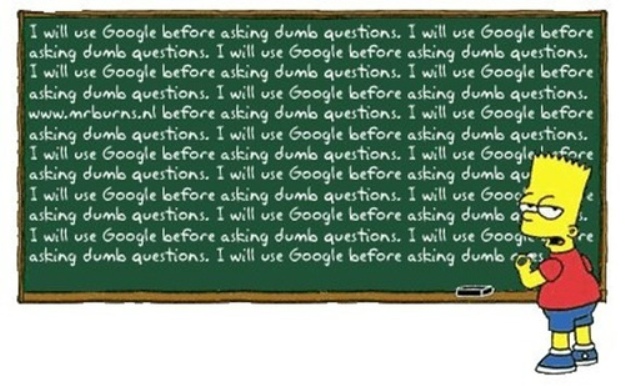 Life After Google for Bart Simpson