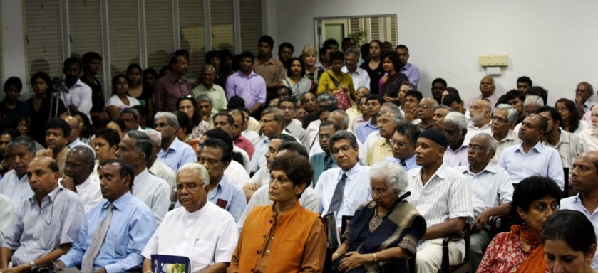 Part of audience at Ray Wijewardene Memorial Lecture in Colombo, 13 Dec 2011