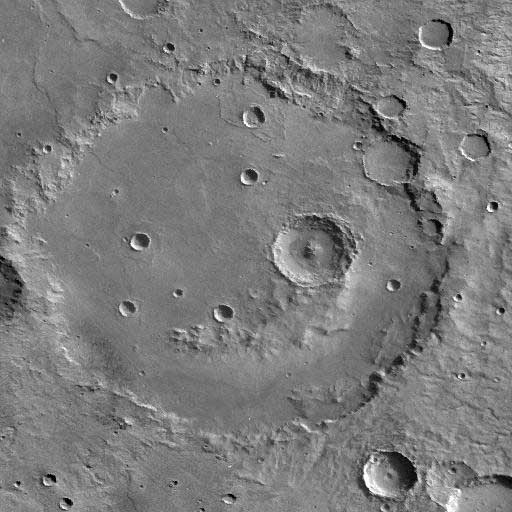 Molesworth crater Mars