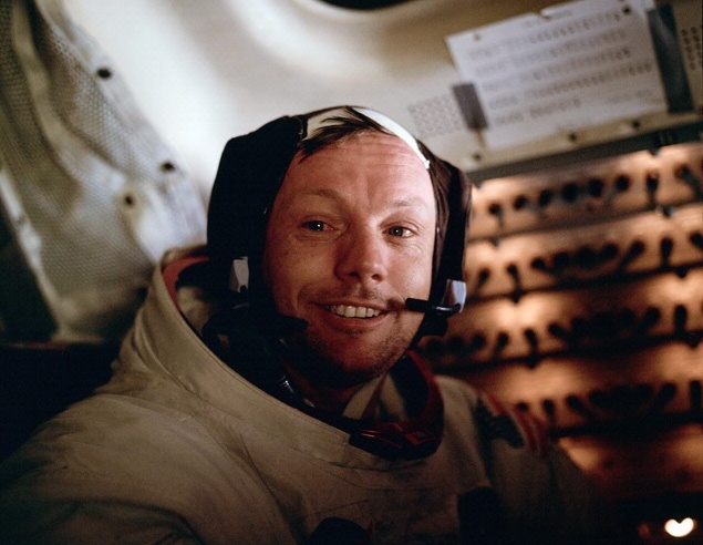 Neil Armstrong - Driven by a sense of wonder, did his job quietly and well