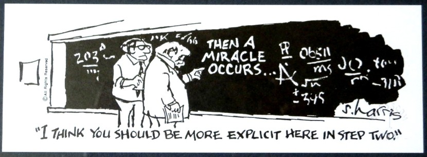 No miracles in science, please!