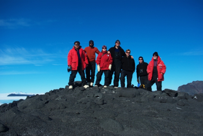 Stanford University Fish Research group in Antarctica 2010