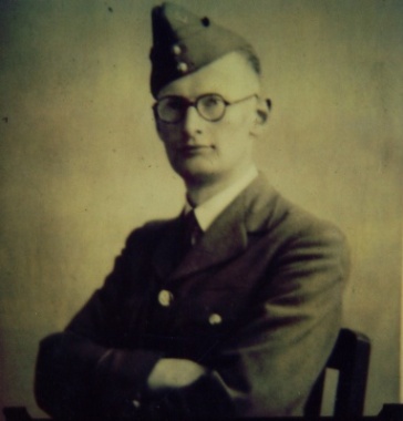 Flt Lt Arthur C Clarke of the Royal Air Force, circa 1942 - Photo owned by Arthur C Clarke Estate