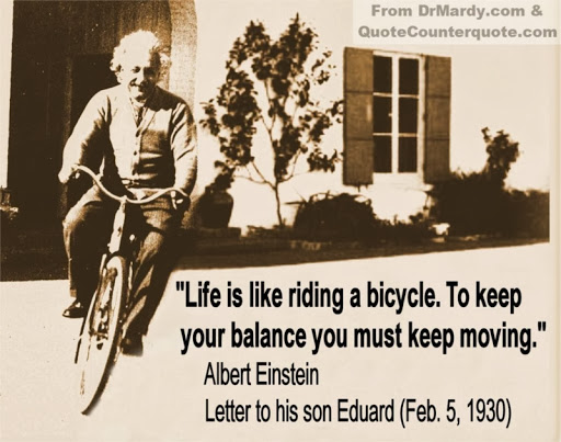 Albert-Einstein---Life-is-like-Ridin