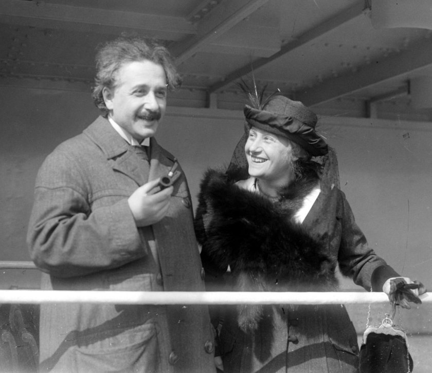 Albert & Elsa Einstein - Photo courtesy Wikimedia Commons