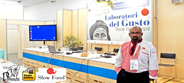 Chef Duminda at Salone del Gusto in Torino, 2012: Photo courtesy: http://www.chefduminda.lk