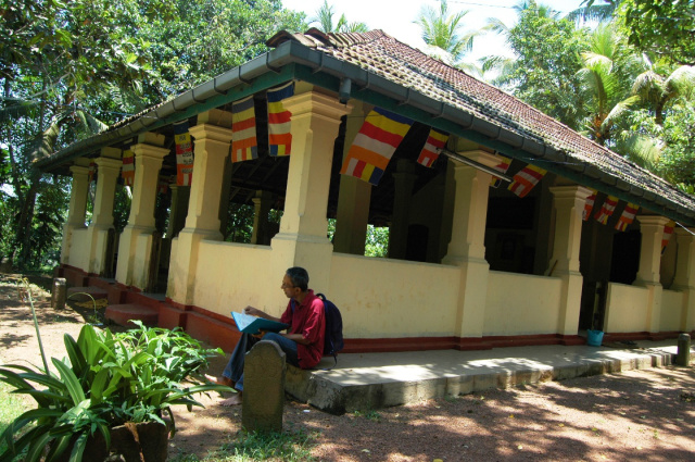 Mahawaskaduwe Sri Sudharmarama temple 'bana maduwa' in Kalutara - Venue of first meeting where Eye Donation Society was formed on 30 Dec 1958