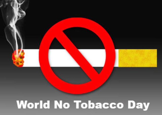 May 31 is World No Tobacco Day