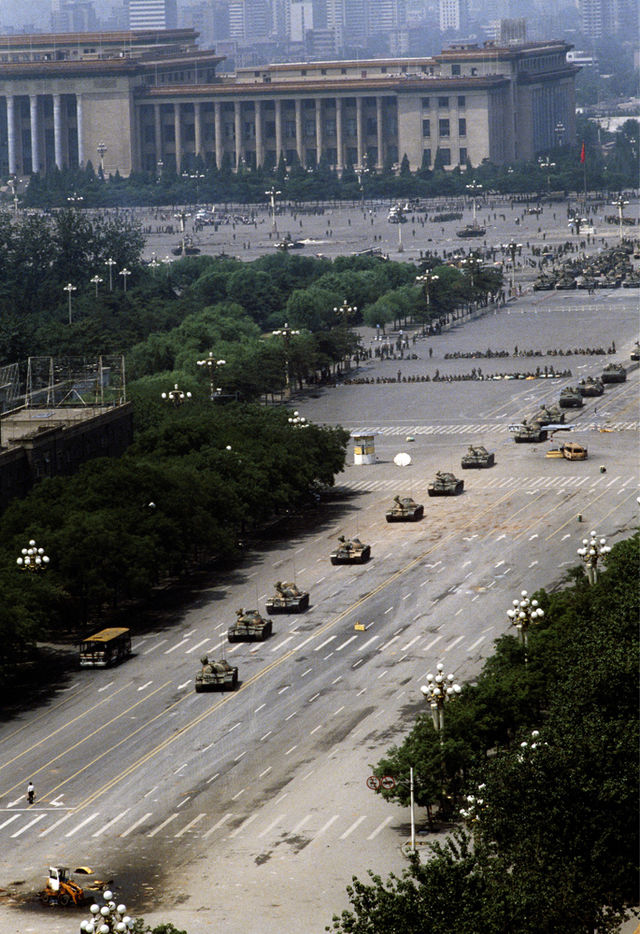 The Tank Man - a long shot Stuart Franklin