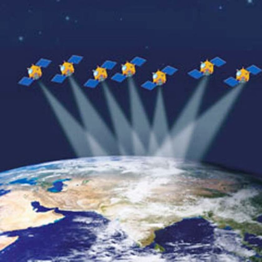 Satellites over India