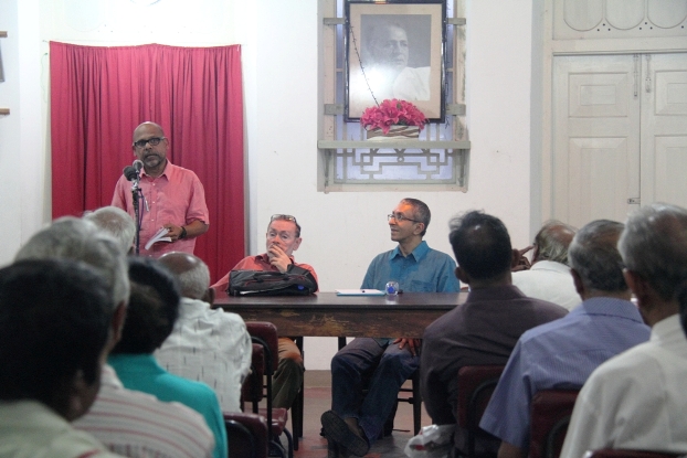 Rationalists Association of Sri Lanka discussion on කාල බෝම්බ ඕනෑකර තිබේ book, 23 October 2014