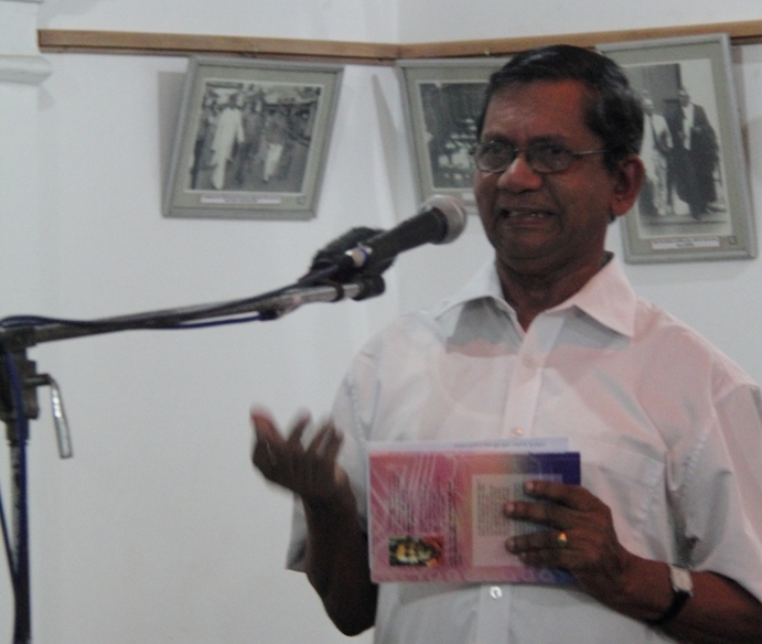 S M Banduseela speaks - Photo by Buddhini Ekanayake
