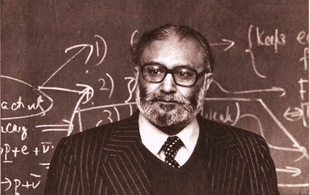 Abdus Salam in the classroom