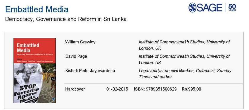 Embattled Media - Publishing Information