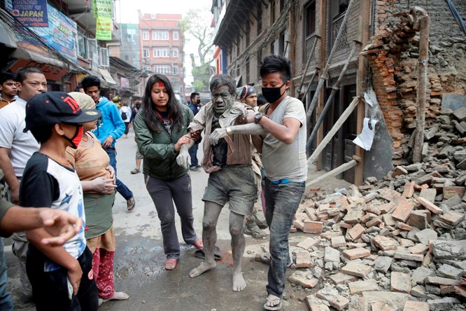 After the Nepal Earthquake on 25 April 2015