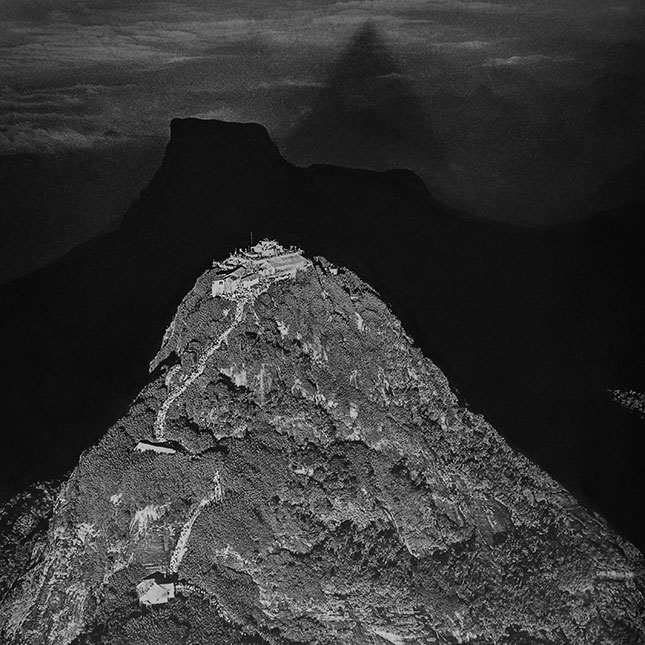 Dawn at Sri Pada (Adam's Peak). Photograph by Nihal Fernando