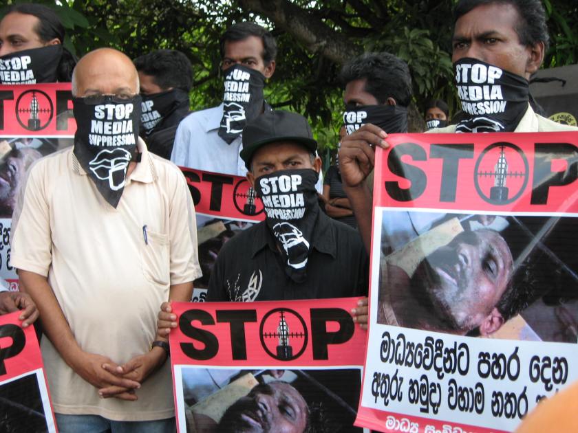 Media freedom under threat in Sri Lanka