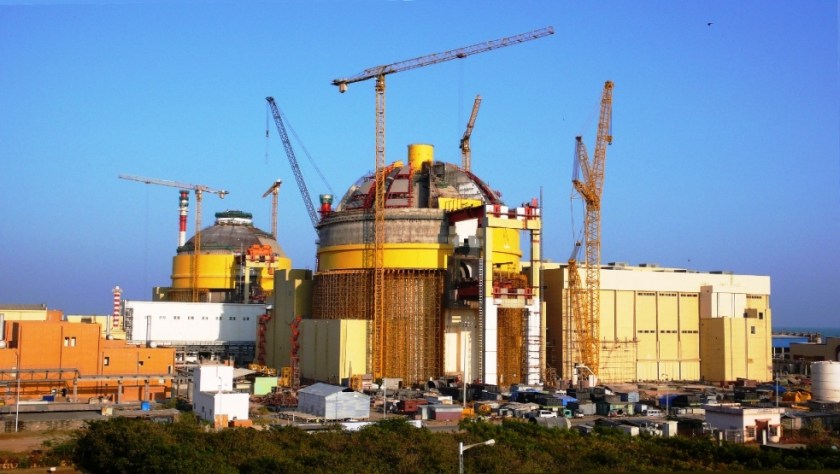 Construction of the Koodankulam Nuclear Power Plant in Tamil Nadu
