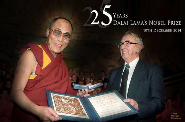 25 Years since Dalai Lama won Nobel Peace Prize