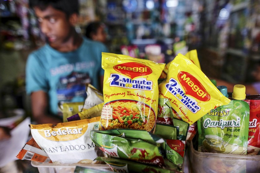 Instant noodles on sale in India