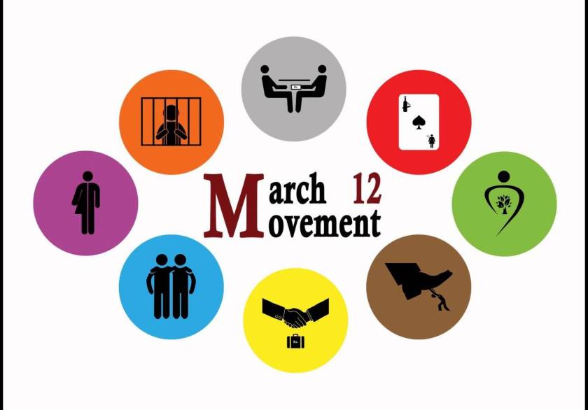 March 12 Movement for Cleaner election candidates in Sri Lanka