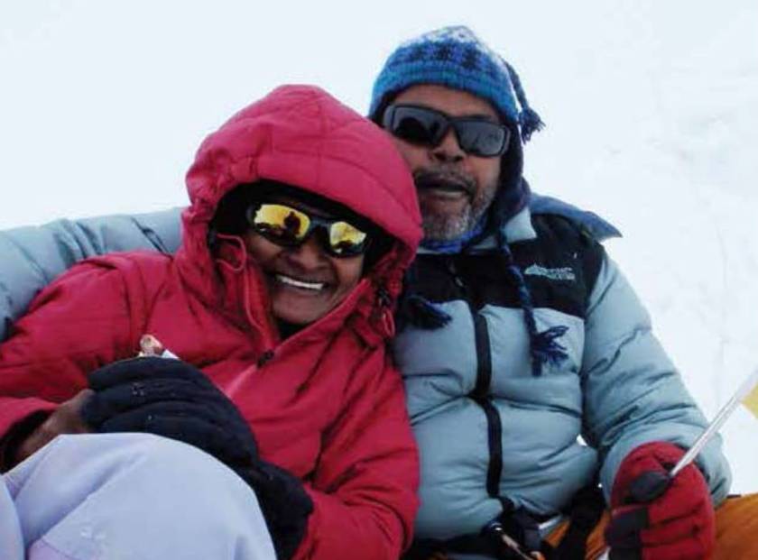 Jayanthi Kuru-Utumpala and Johann Peries: Aiming it real high...