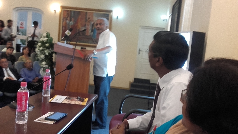 Prof Rohan Samarajiva speaks at D R Wijewardene memorial event, 26 Feb 2016