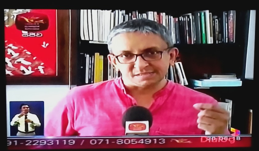 Nalaka Gunawardene in Rupavahini interview on Sri Lanka's new Right to Information RTI Law, 25 June 2016