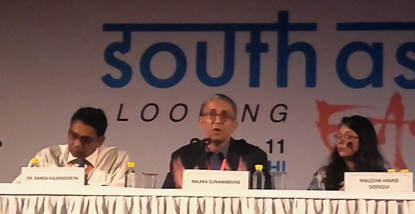 L to R - Ranga Kalansooriya, Nalaka Gunawardene & Maleeha Hamid Siddiqui