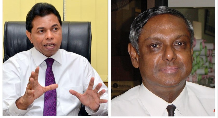 Dr Palitha Mahipala (left) and Prof Ravindra Fernando